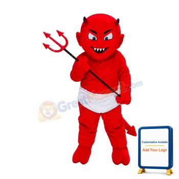 Lightweight Red Devil Mascot Costume