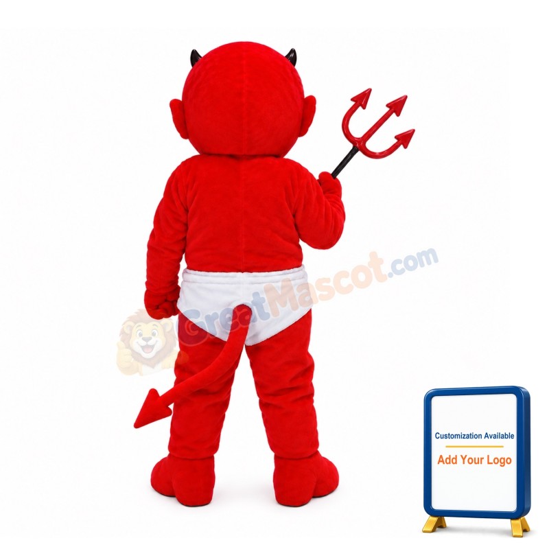 Lightweight Red Devil Mascot Costume