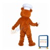 Happy Lightweight Chef Bear Mascot Costume
