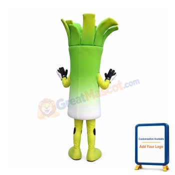 Green Onions Mascot Costume