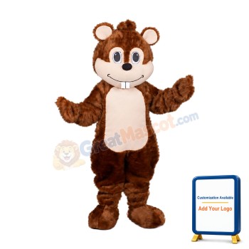 Happy Lightweight Hamster Mascot Costume
