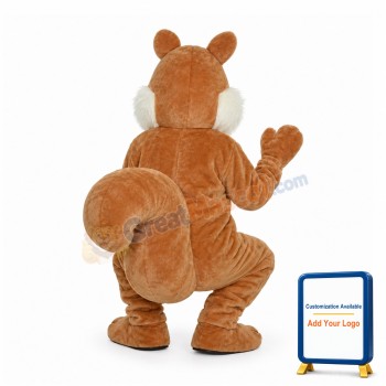 Brown Squirrel Mascot Costume