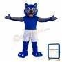 Sport Lightweight Blue Wolf Mascot Costume