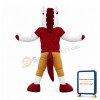 Sport Red Horsehair Horse Mascot Costume
