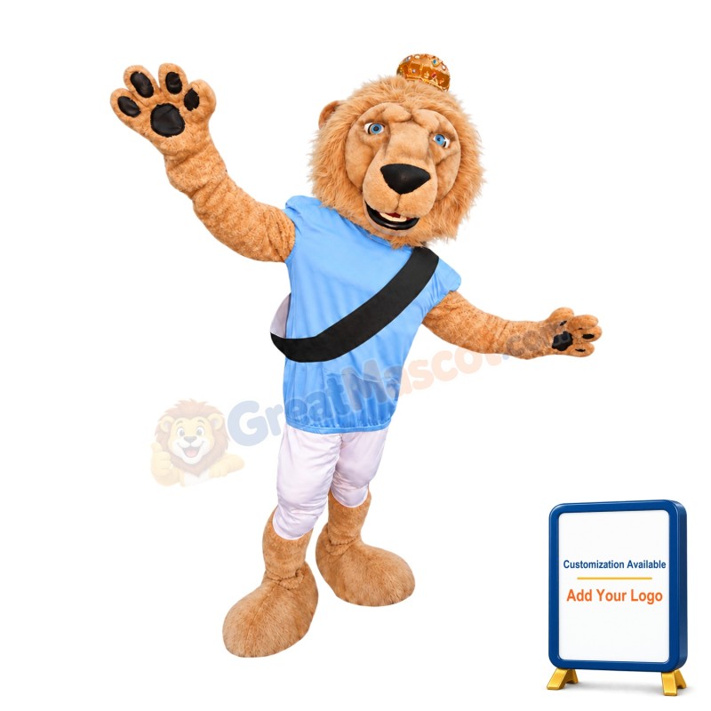 Sport Lightweight Lion Mascot Costume