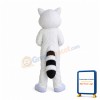 White Lightweight Raccoon Mascot Costume