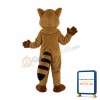 Brown Lightweight Raccoon Mascot Costume