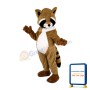Brown Lightweight Raccoon Mascot Costume