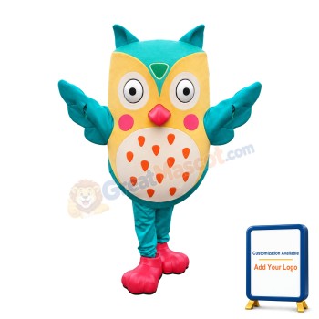 Friendly Lightweight Owl Mascot Costume