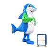 Friendly Lightweight Shark Mascot Costume