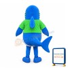 Friendly Lightweight Shark Mascot Costume