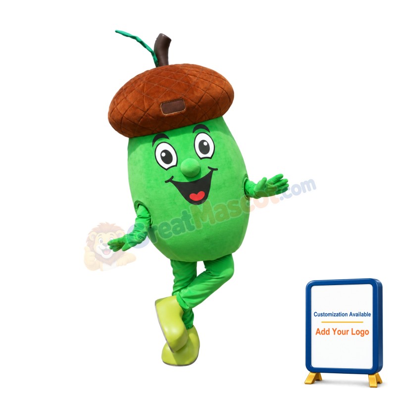 Friendly Lightweight Acorn Mascot Costume