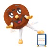 Happy Lightweight Cookies Mascot Costume