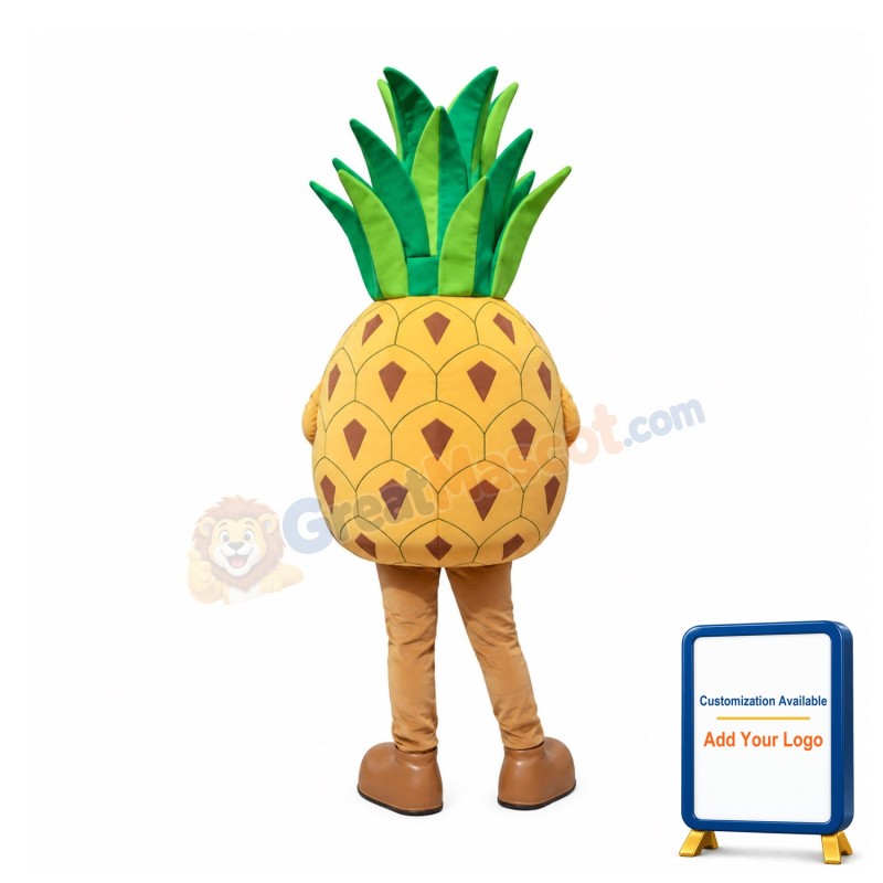 Happy Lightweight Pineapple Mascot Costume