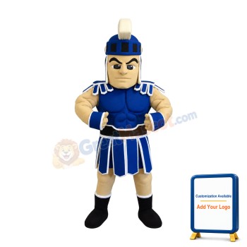 Blue Lightweight Spartan Mascot Costume