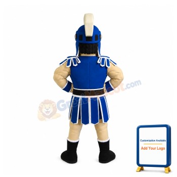 Blue Lightweight Spartan Mascot Costume