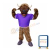 Power Lightweight Buffalo Mascot Costume