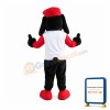 Sport Lightweight Black Dog Mascot Costume