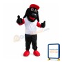 Sport Lightweight Black Dog Mascot Costume