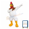 Supber White Chicken Mascot Costume
