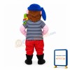Friendly Realistic Pirate Mascot Costume