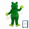 Friendly Realistic Frog Mascot Costume