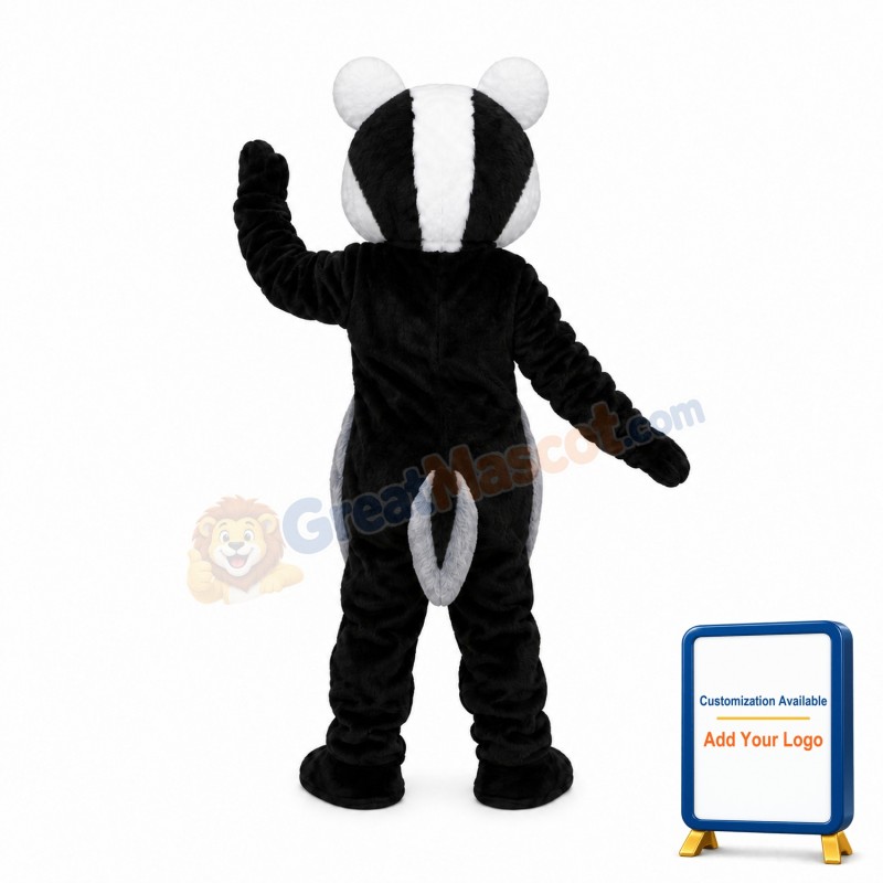 Friendly Realistic Badger Mascot Costume