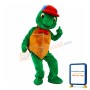 Friendly Realistic Turtle Mascot Costume