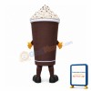 Chocolate Drinking Cup Mascot Costume