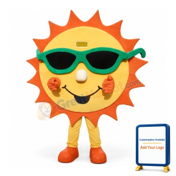 Lovely Realistic Sun Mascot Costume