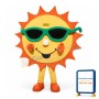 Lovely Realistic Sun Mascot Costume