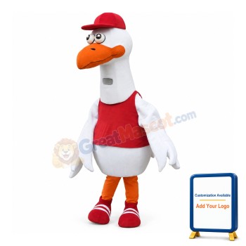 Lovely Stork Mascot Costume