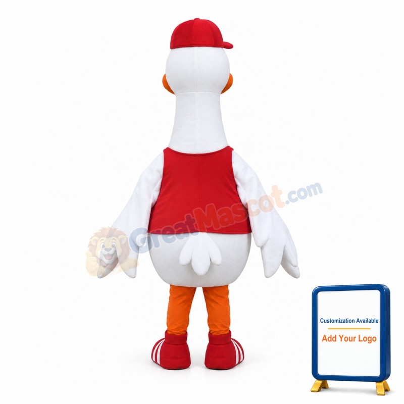 Lovely Stork Mascot Costume