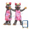 Stylish Female Mouse Mascot Costume
