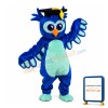 Blue Lightweight Owl Mascot Costume