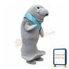 Friendly Manatee Mascot Costume