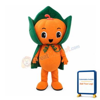 Friendly Pumpkin Boy Mascot Costume