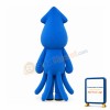 Friendly Blue Squid Mascot Costume