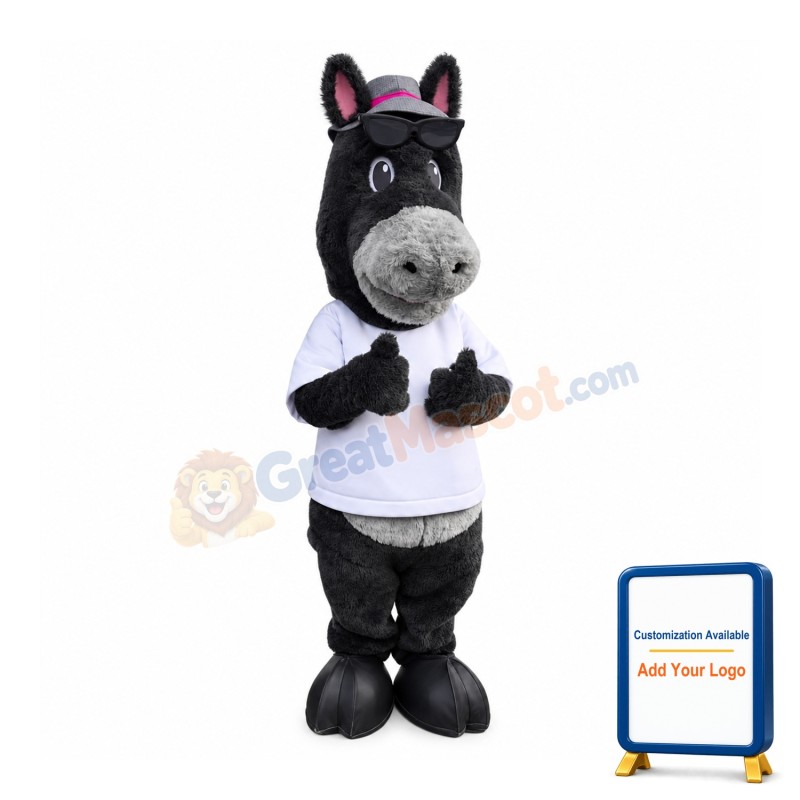 Lightweight Donkey Mascot Costume