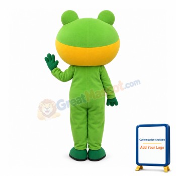 Friendly Lightweight Frog Mascot Costume