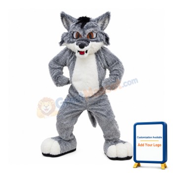 Power Lightweight Wolf Mascot Costume