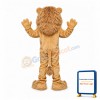 Friendly Realistic Lion Mascot Costume