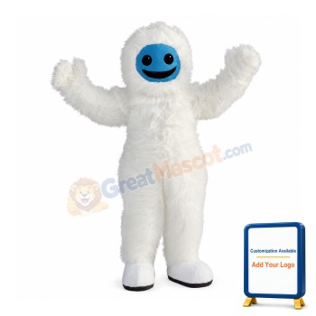 Friendly Lightweight Yeti Mascot Costume