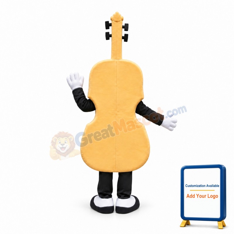 Friendly Lightweight Cello Mascot Costume