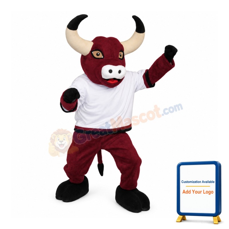 Lightweight Red Bull Mascot Costume