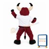 Lightweight Red Bull Mascot Costume
