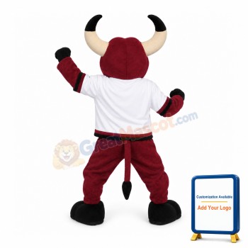 Lightweight Red Bull Mascot Costume