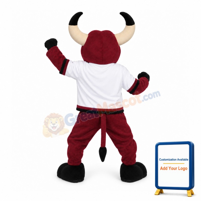 Lightweight Red Bull Mascot Costume