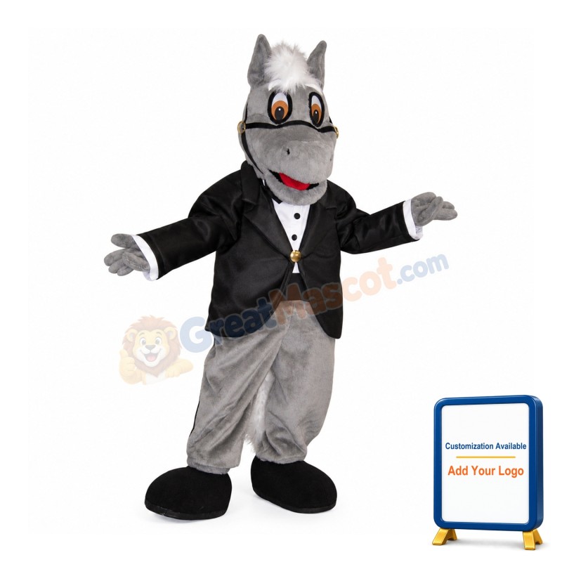 Friendly Lightweight Horse Mascot Costume