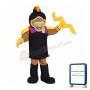 Lightning Lightweight Warrior Mascot Costume